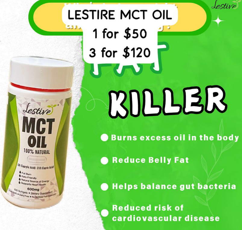 3 LESTIRE MCT OIL