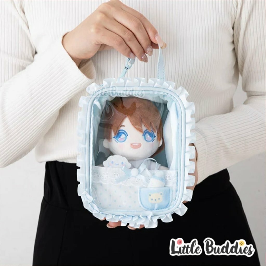 日本 Sanrio BB床設計 透明應援袋 化妝袋