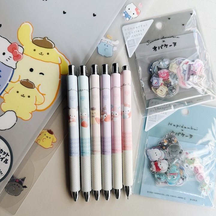 三麗鷗 草莓 X 0.5黑色 極速鋼珠筆 ENERGEL｜日本Pentel