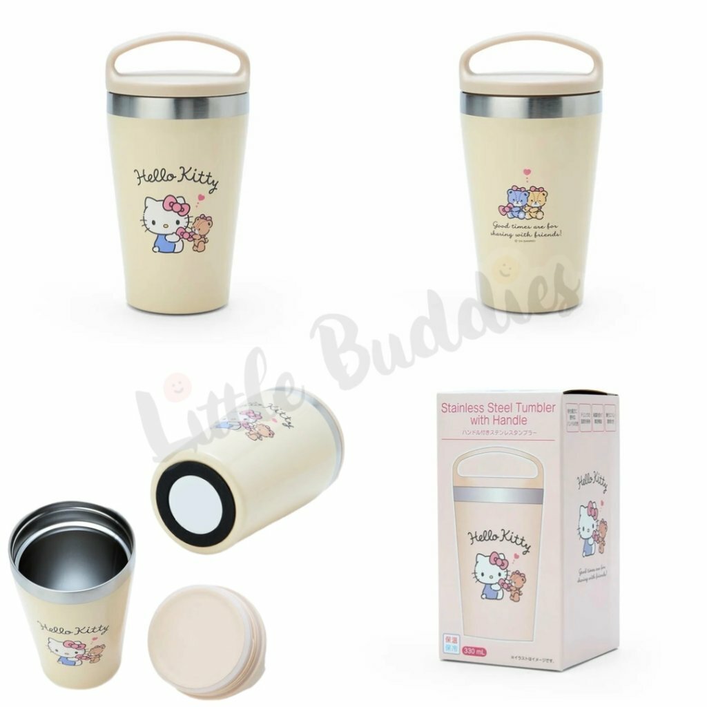 日本 Sanrio 手提不鏽鋼保溫保冷杯 350ml