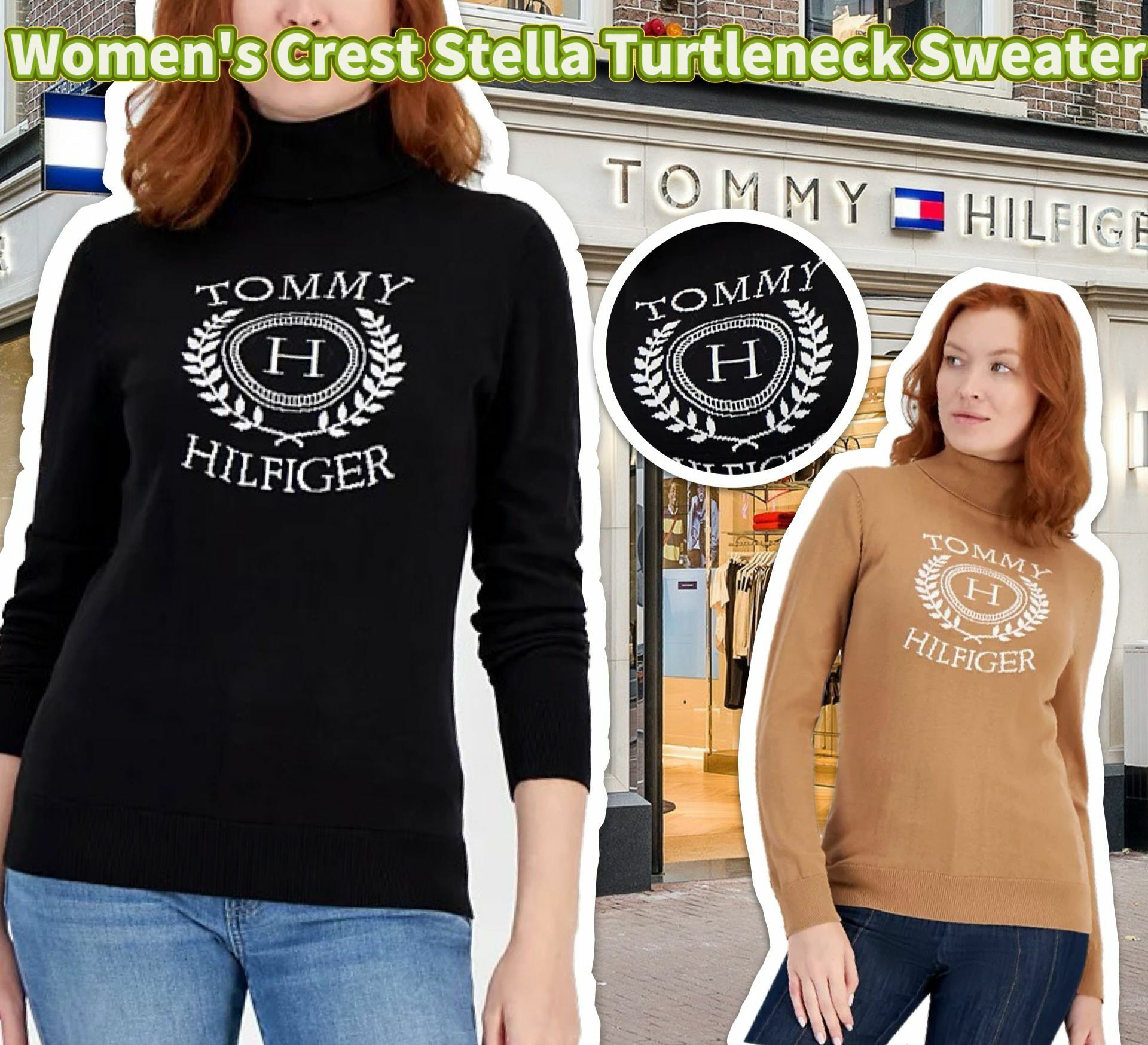 【預購】Tommy Hilfiger Crest Stella Turtleneck G1226102 女裝上衣