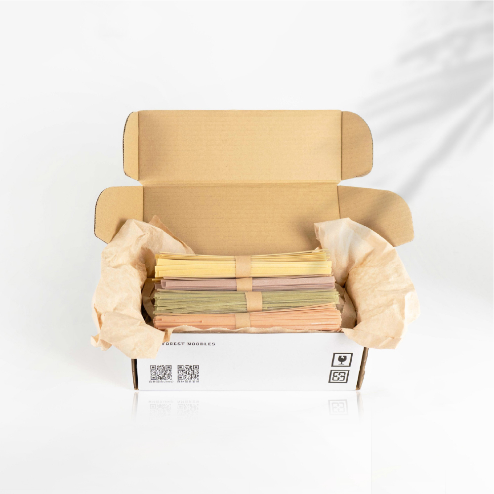 森林無塑｜森林裸麵(台灣小麥)｜1盒｜10入