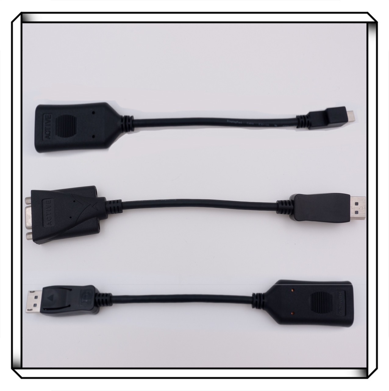 主動式 大DP 轉VGA DVI HDMI 轉換線 mini DP 轉 HDMI 轉換線 支持多屏 主動式連接線