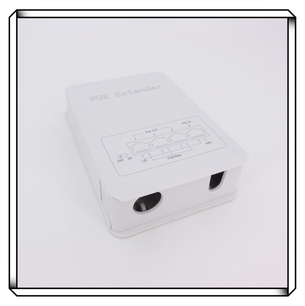 聯果 標準POE中繼器 一進三出 100Mbps 訊號延伸器