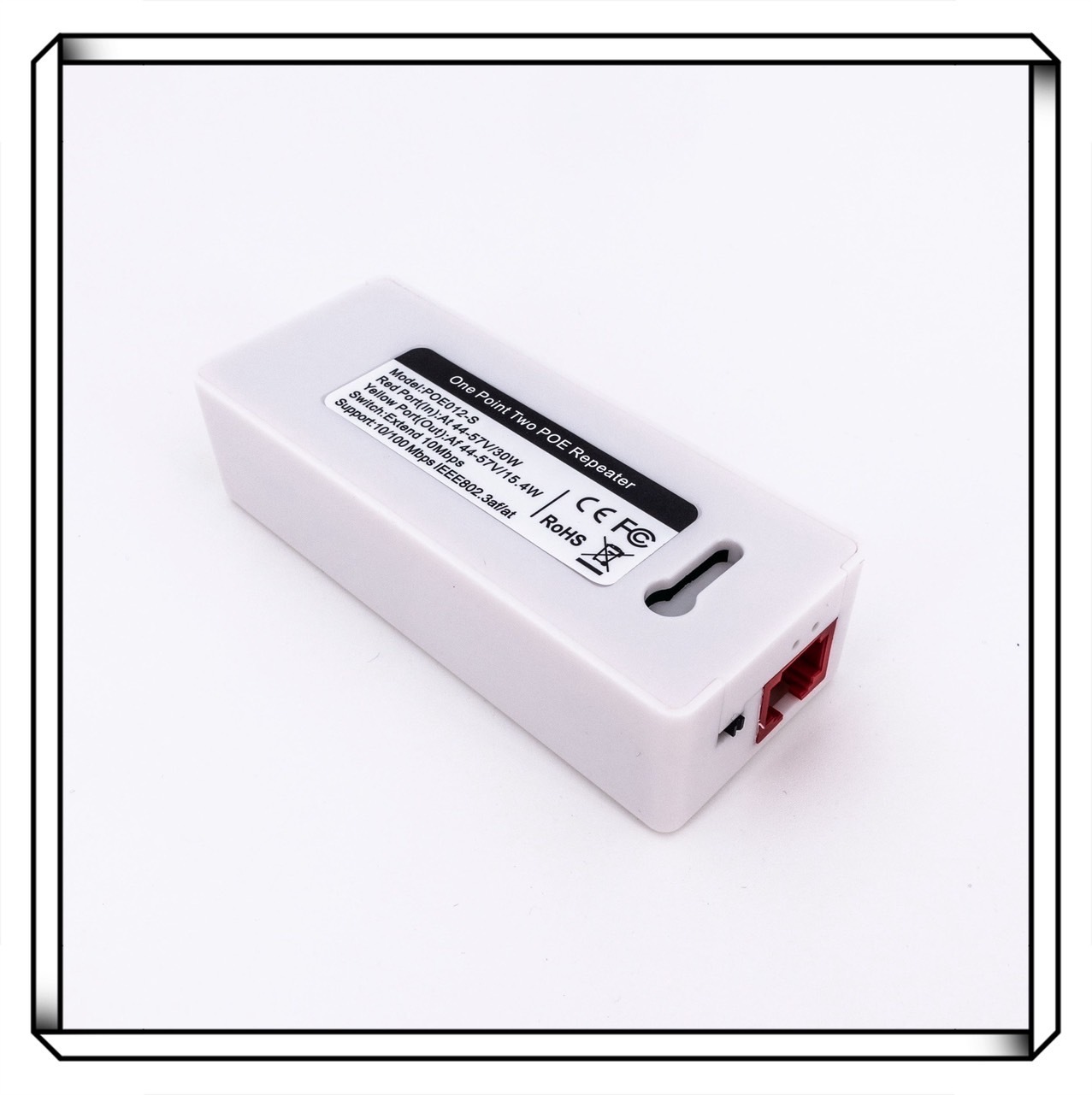 聯果 標準POE中繼器 一分二 100Mbps 訊號延伸器