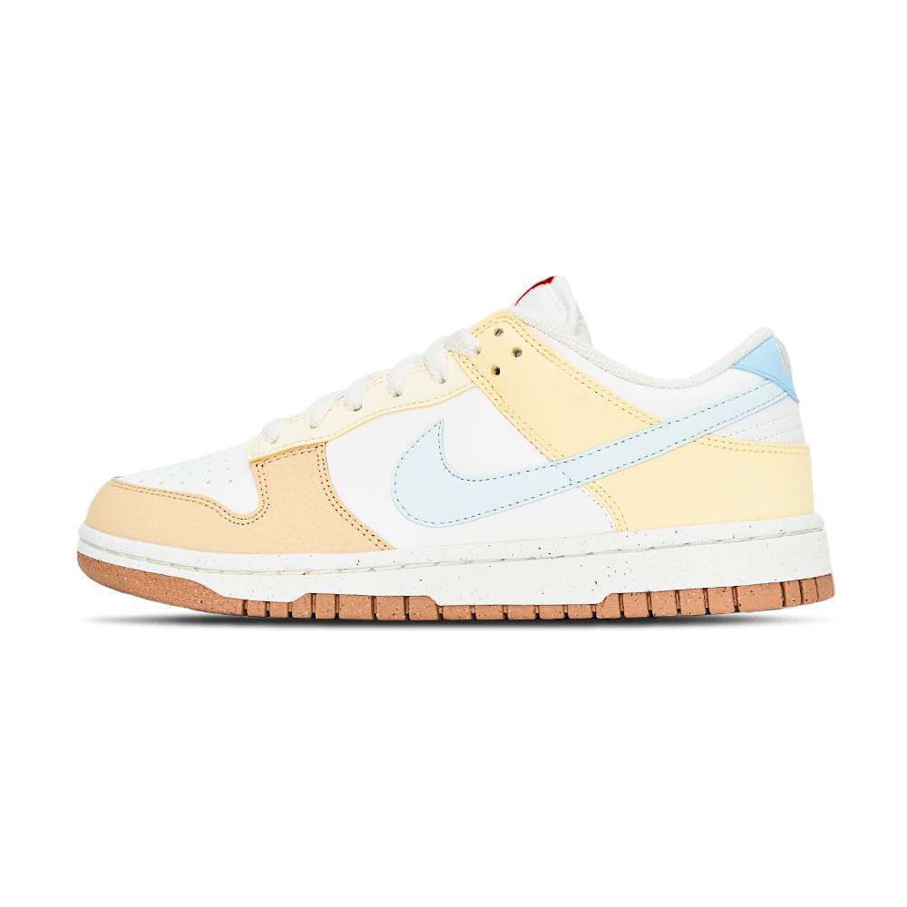 Nike Dunk Low NN 女 白藍黃 復古 運動 緩震 經典 皮革 低筒 休閒鞋 FZ4347-100