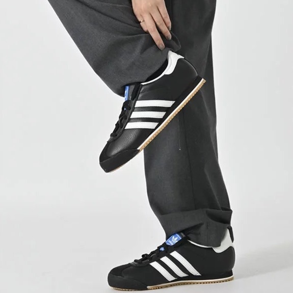 adidas K74 復古焦糖小黑鞋