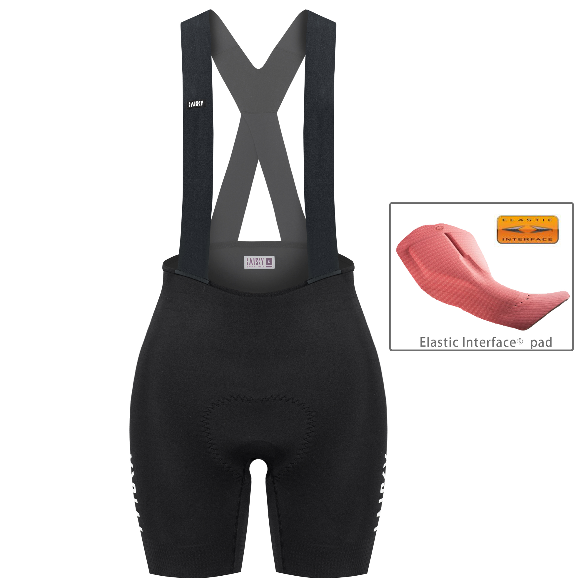 女款空力吊帶短褲 速力III 黑