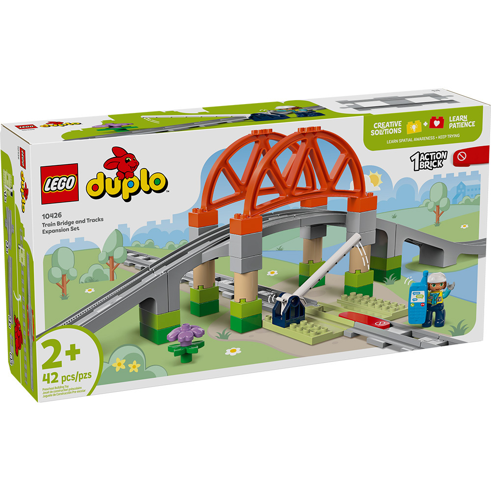 LEGO 10426 樂高積木 10426 Duplo 得寶系列 - 鐵路橋和軌道擴充組