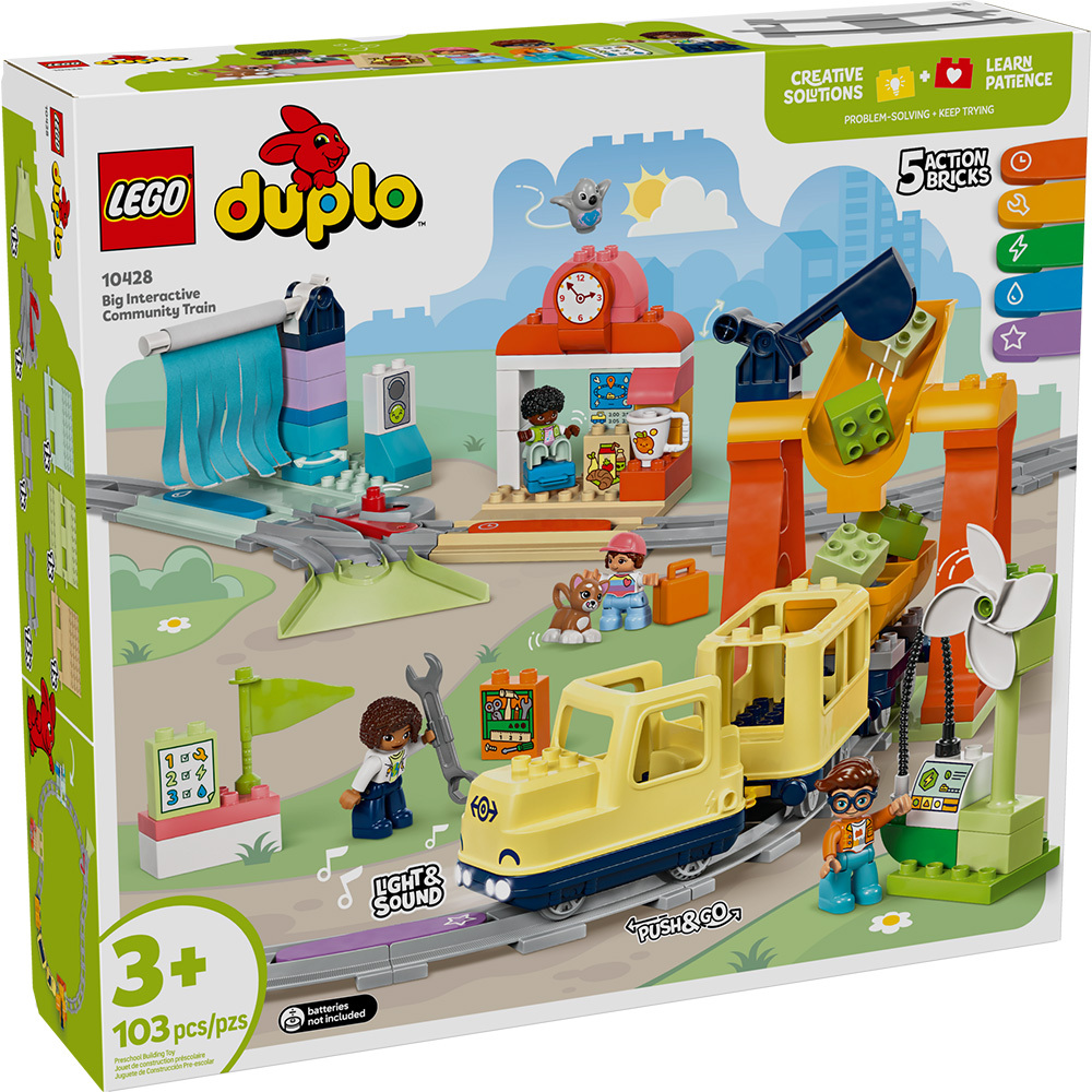 LEGO 10428 樂高積木 10428 Duplo 得寶系列 - 大型互動式社區列車
