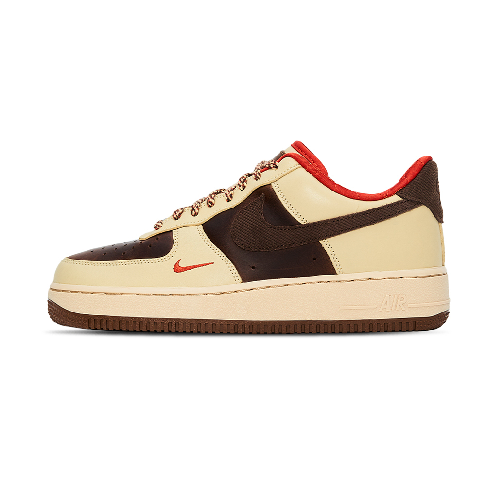Nike Air Force 1'07 男 卡其棕 AF1 透氣 復古 皮革 休閒 運動 休閒鞋 HQ3447-222
