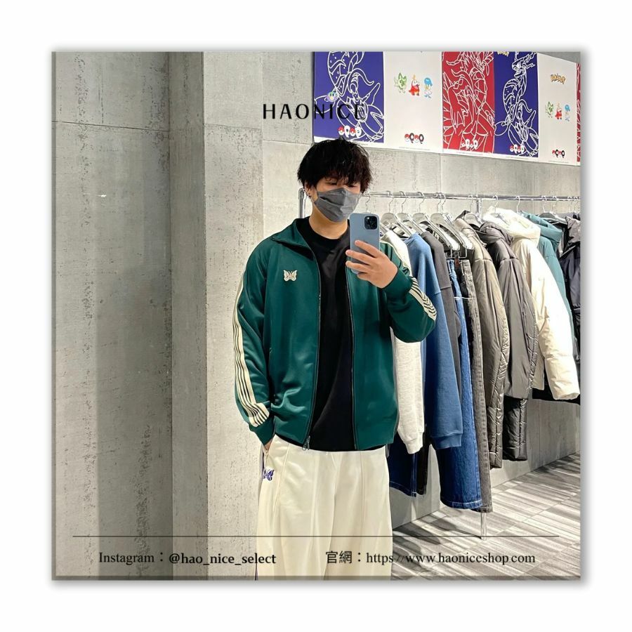 【HAO NICE】 NEEDLES✨Iverson同款⚡️日系蝴蝶刺繡 新款鴛鴦配色 外套 休閒外套