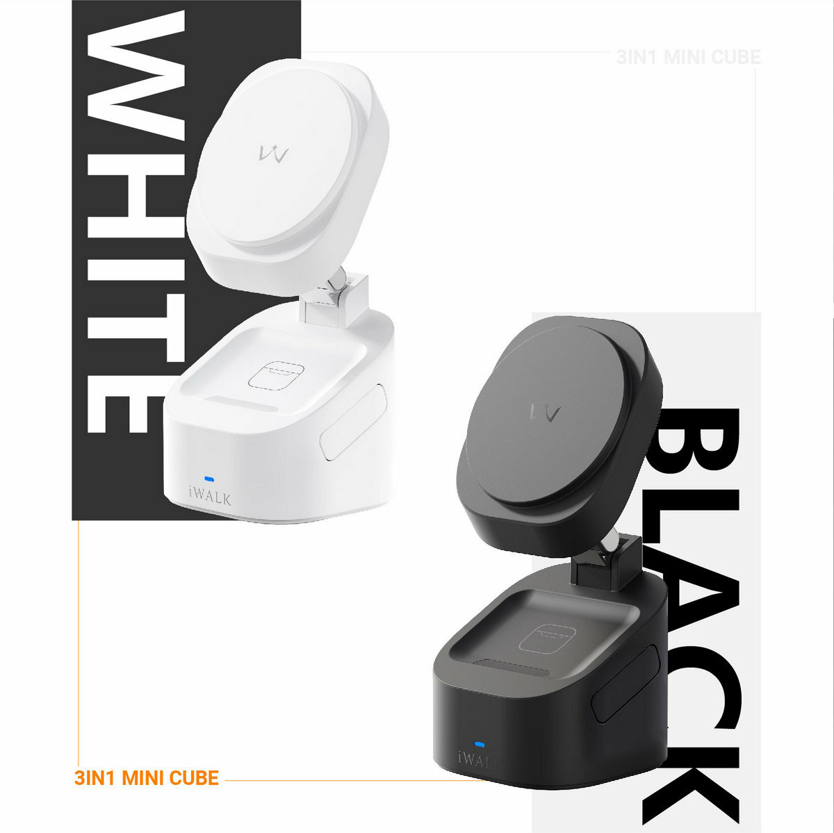 iWALK 魔方 三合一充電摺疊支架 - 兩種顏色