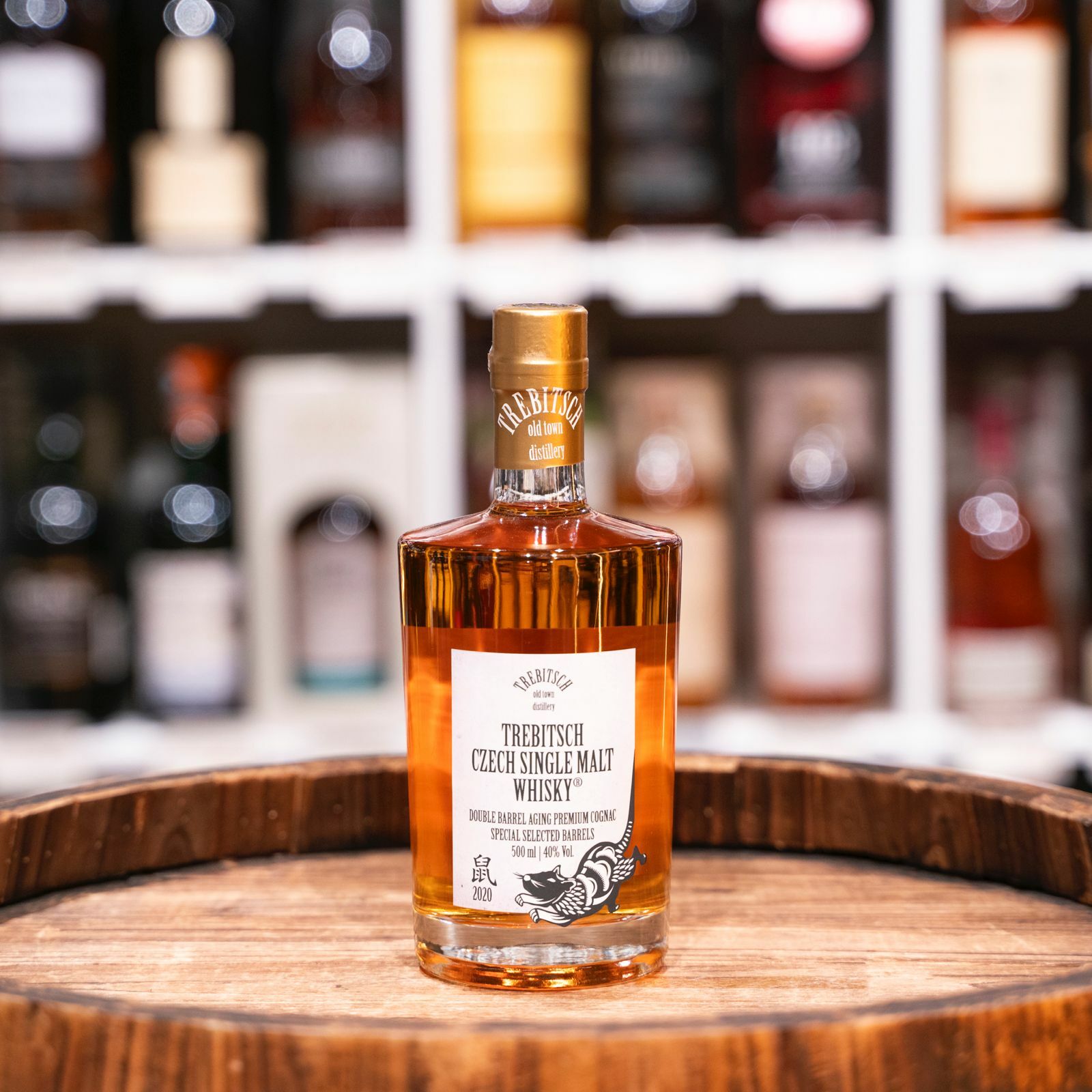 Trebitsch Czech Double Age Premium Cognac Single Malt Whisky 40% (500ml)