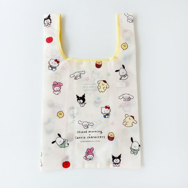 預購┃日本限定 second morning × sanrio characters 三麗鷗 聯名 折疊 收納袋 購物袋