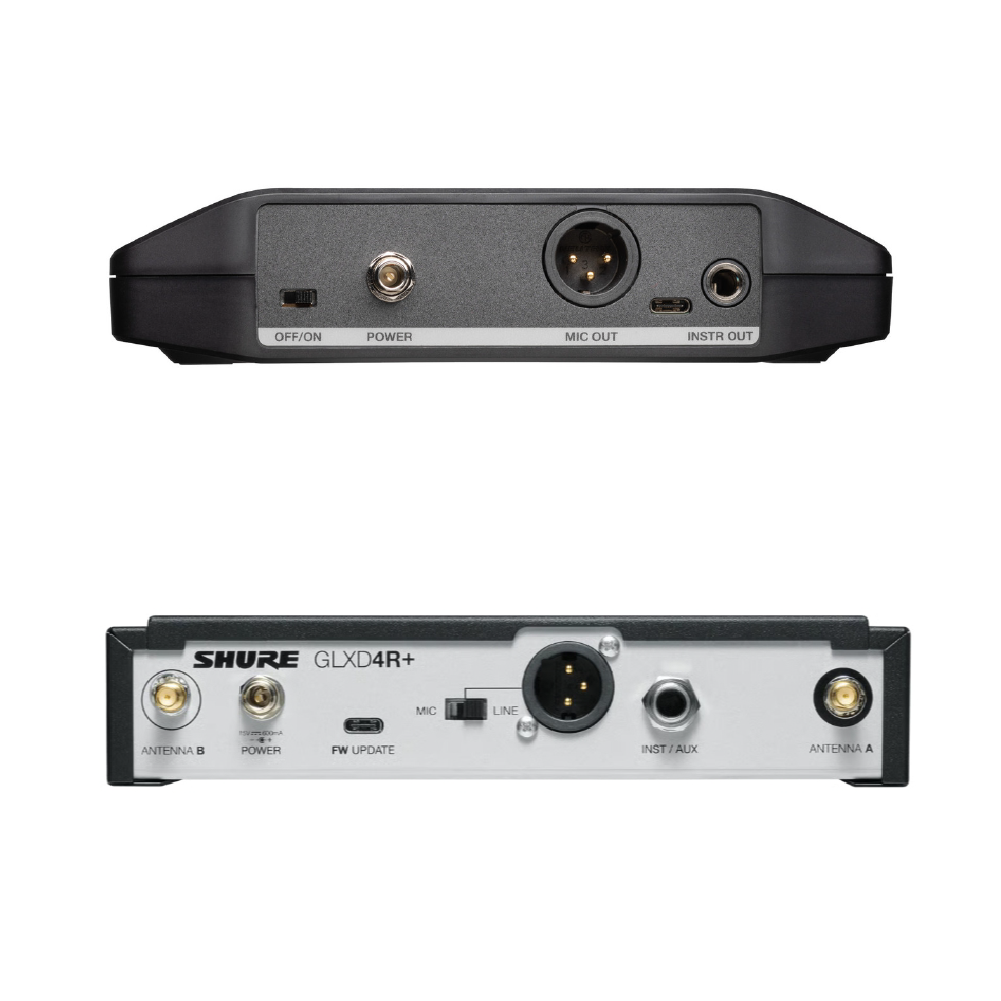 Shure Shure / GLXD+ 系列 無線手握傳輸系統 (GLXD24+/GLXD24R+)(SM58/Beta58A等多種音頭可選配) 第 3 張圖片｜三峽麥克風