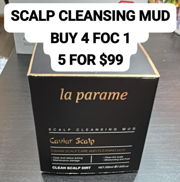 5 SCALP CLEANSING MUD (BUY 4 FOC 1)