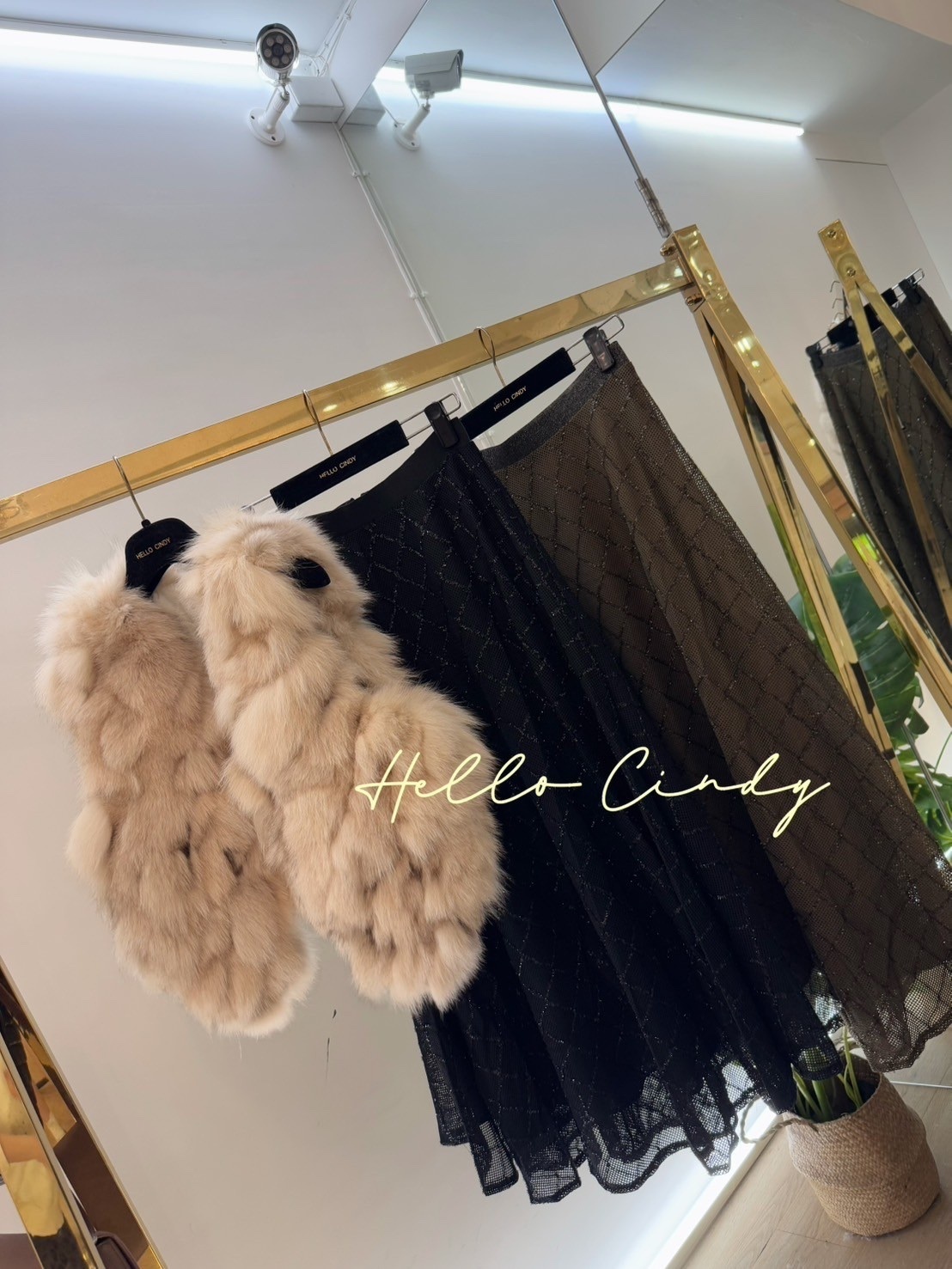 官網獨賣 V12014 現貨-閃亮菱格紗裙