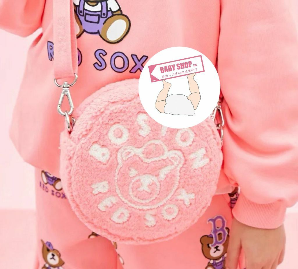 【現貨】MLB KRB122409 毛毛圓餅斜咩包