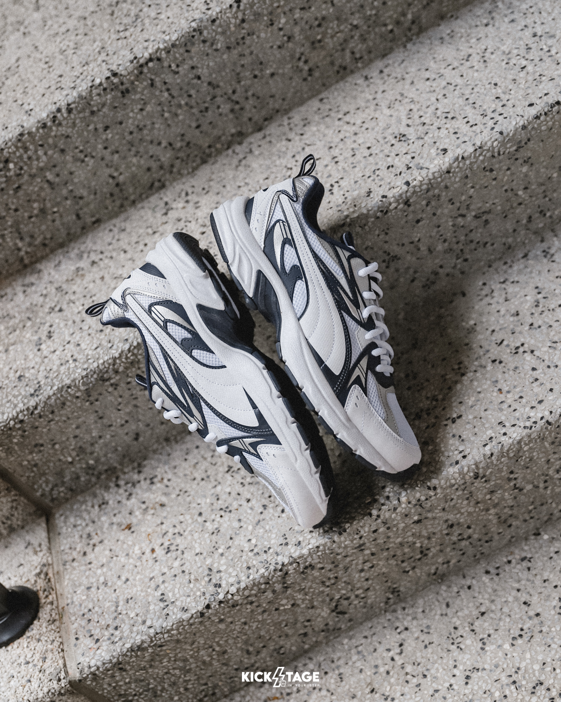 男鞋 PUMA Milenio Tech 白銀藍 皮革 輕量 網布 復古 運動 休閒鞋【392322-05】