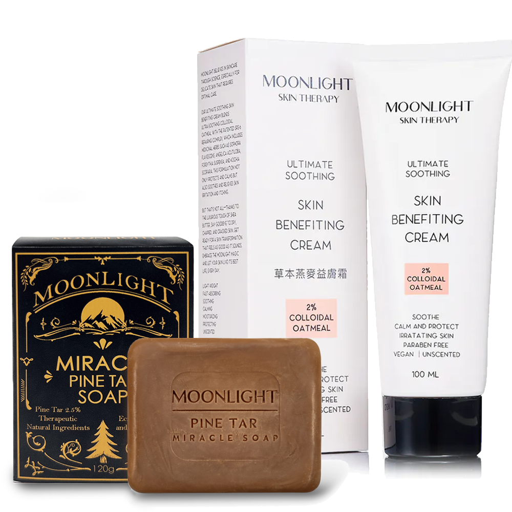【Moonlight 莯光】燕麥松焦油強強聯手舒緩組商品圖
