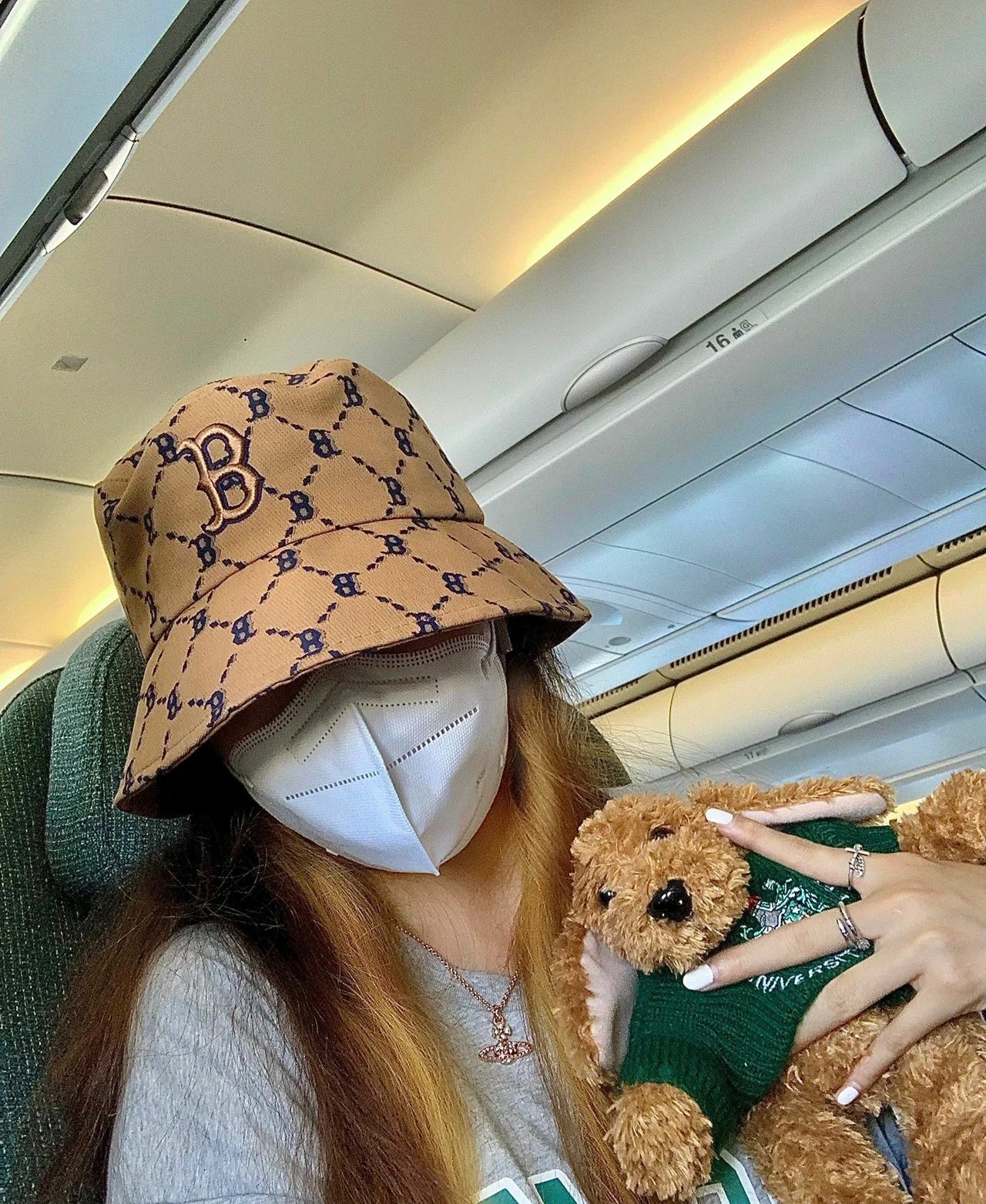 【現貨】MLB KRB122411 B LOGO款漁夫帽