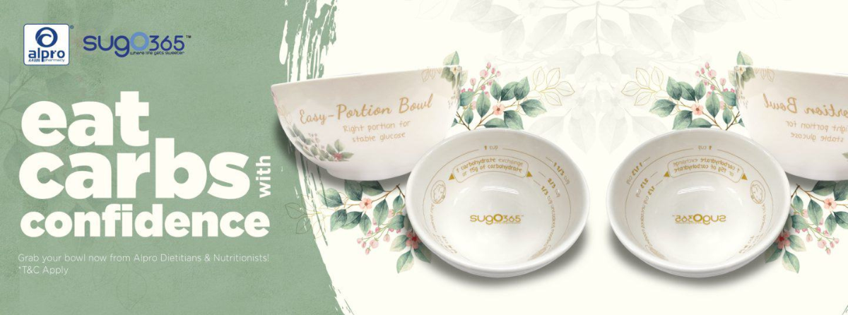 For Diabetes Warriors: Achieve Stable Blood Glucose with the Easy-Portion Bowl!