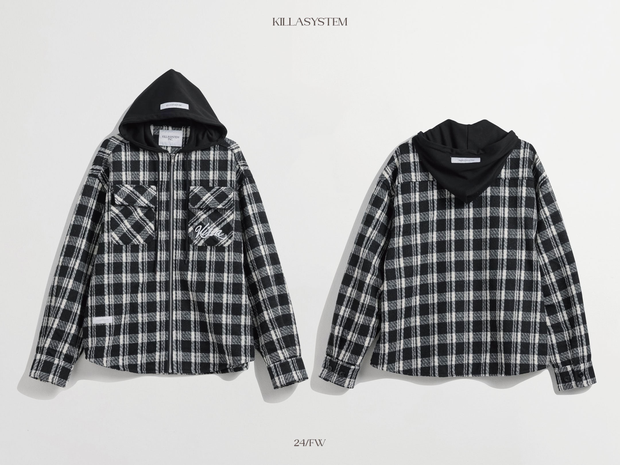 KILLASYSTEM 24F/W RIVER TWEED JACKET 金蔥 蘇格蘭格紋 外套