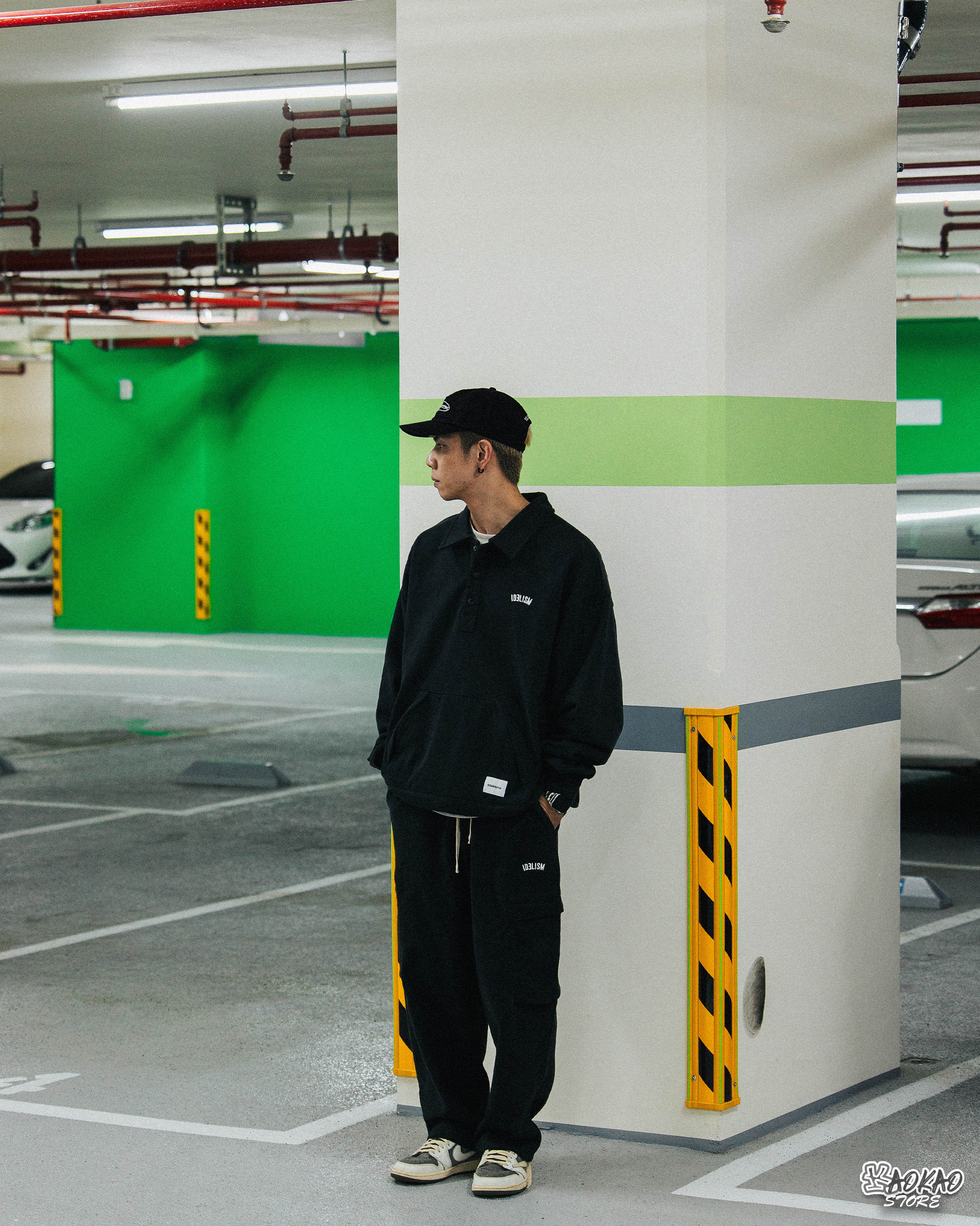 idealism PKT 灰色 深灰 POLO長褲 棉套裝【ID24025/26】