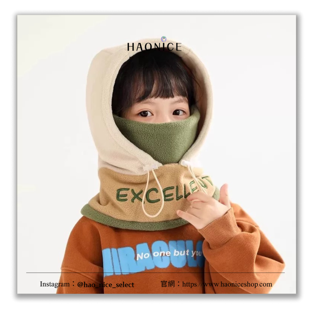【HAO NICE】HAO NICE 童裝🧒 DEEGAR GOOSE大鵝 兒童防寒圍脖護頸圍脖 包頭帽 保暖可愛❤️