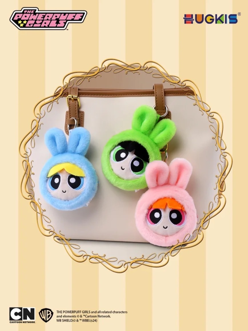 飛天小女警 毛絨小掛包 耳機包