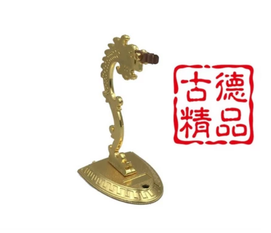 【古德】柳絲單孔令旗座 / 令旗架 / 法器架 / 兵器座 / 神明法器座