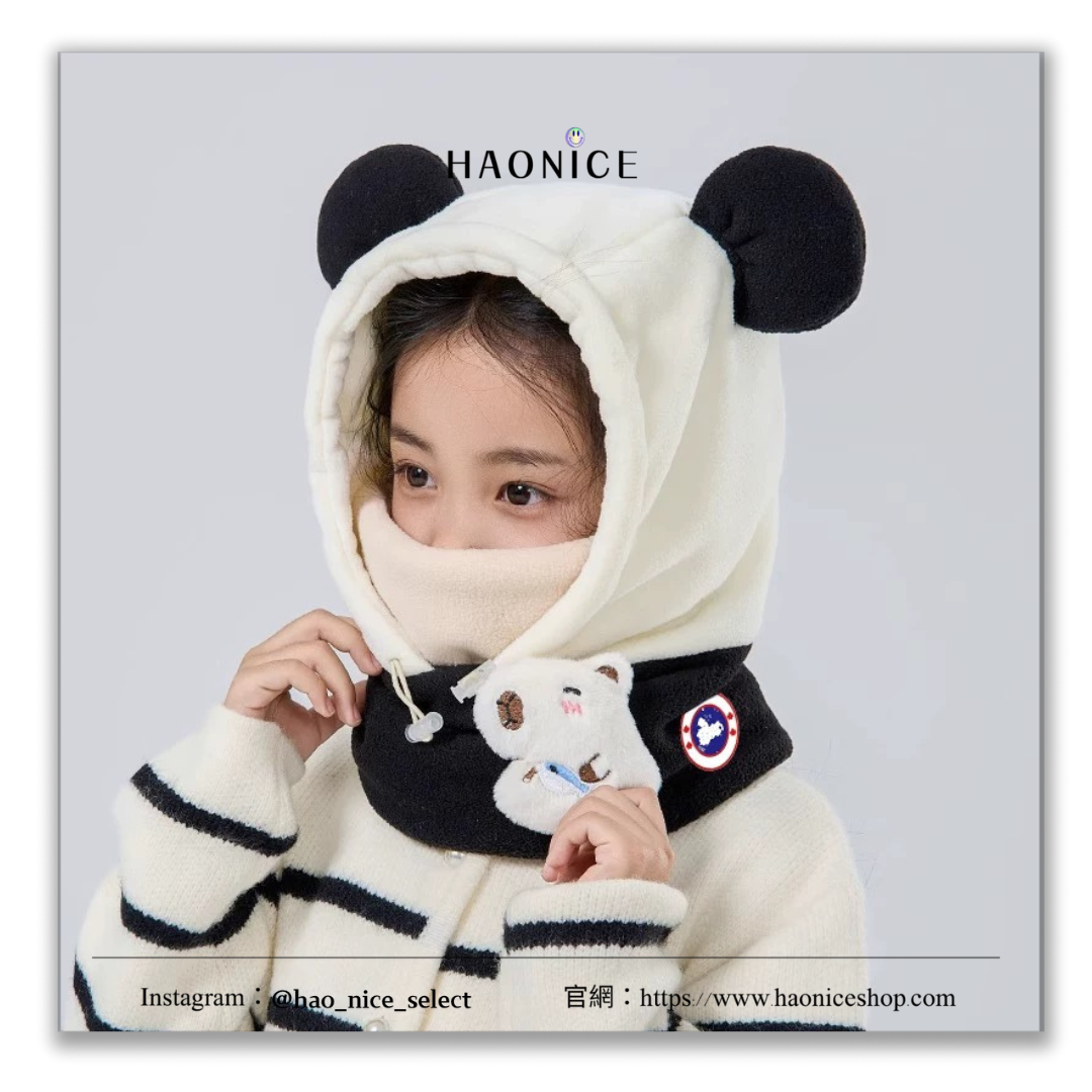 【HAO NICE】HAO NICE 童裝🧒 DEEGAR GOOSE大鵝兒童防寒護頸圍脖包頭帽 可愛動物造型頭套 可愛保暖❤️