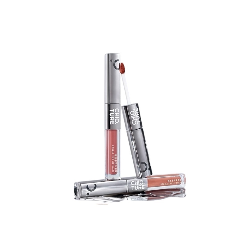 稚優泉 雙頭唇釉不易掉色不沾杯口紅雨衣