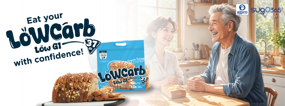 First Lowest GI Sourdough For Diabetic Patients In Alpro Pharmacy!