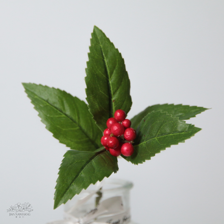 人造紅果枝A-74640002