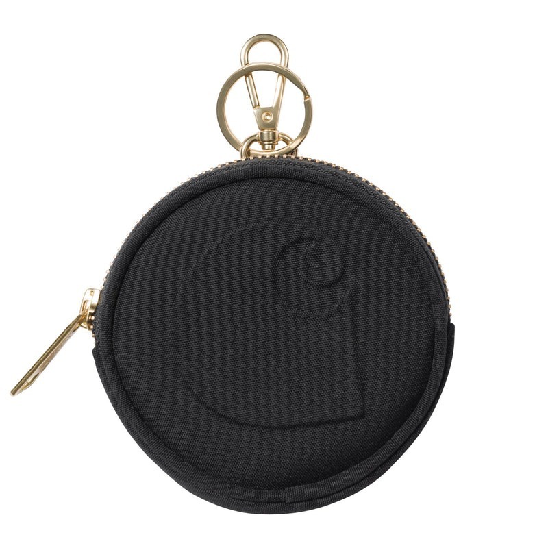 2025SS CARHARTT WIP Clarton Zip Wallet 扣環 圓形 鑰匙 零錢 皮夾 小包 現貨 I033780