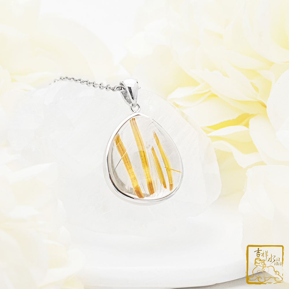 鈦晶水滴墜 8.5g 開運招財