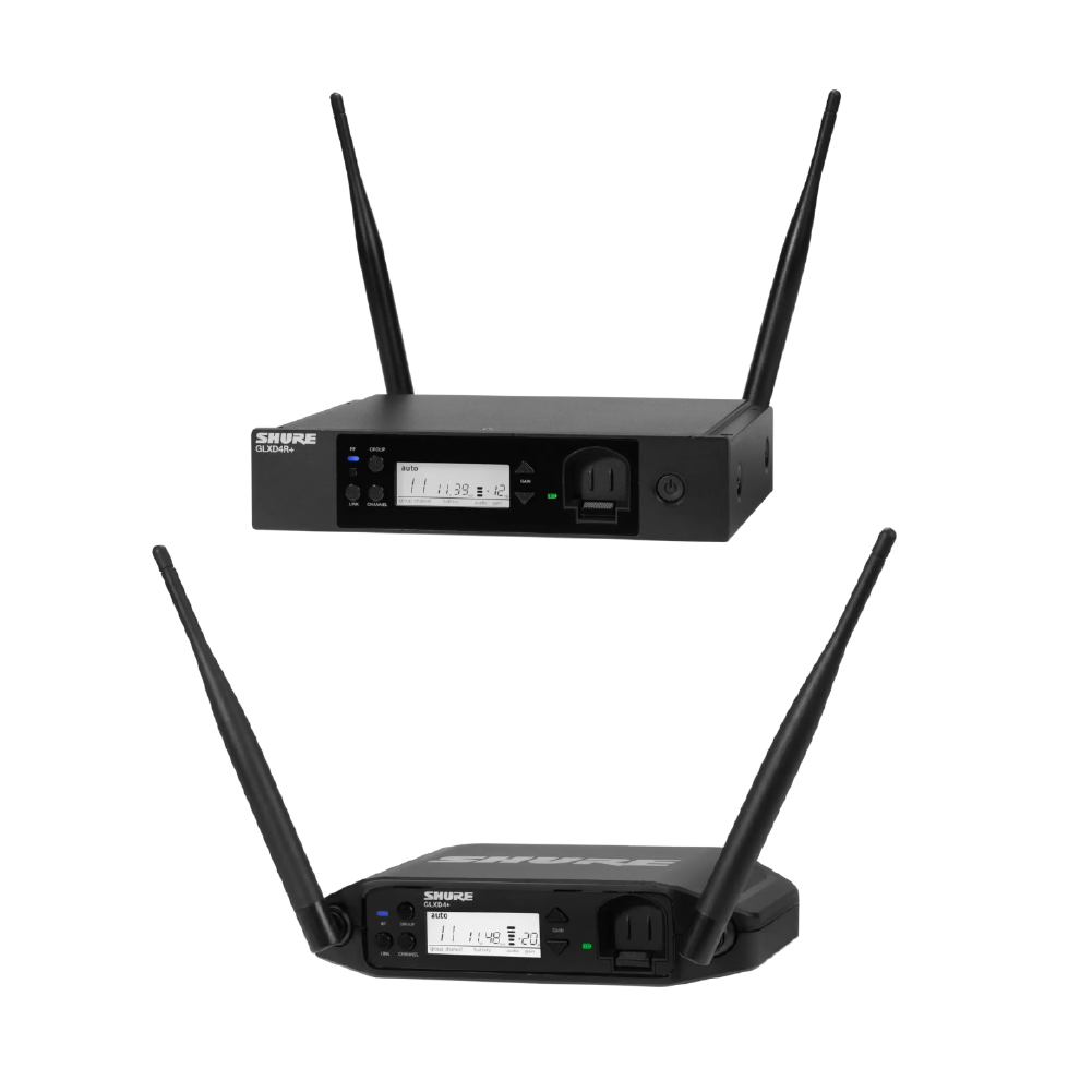 Shure Shure / GLXD+ 系列 無線領夾/頭戴傳輸系統 (GLXD14+/GLXD14R+)(WL185、WL93、SM35等多種領夾/頭戴音頭可選配) 第 2 張圖片｜三峽配件 / 週邊