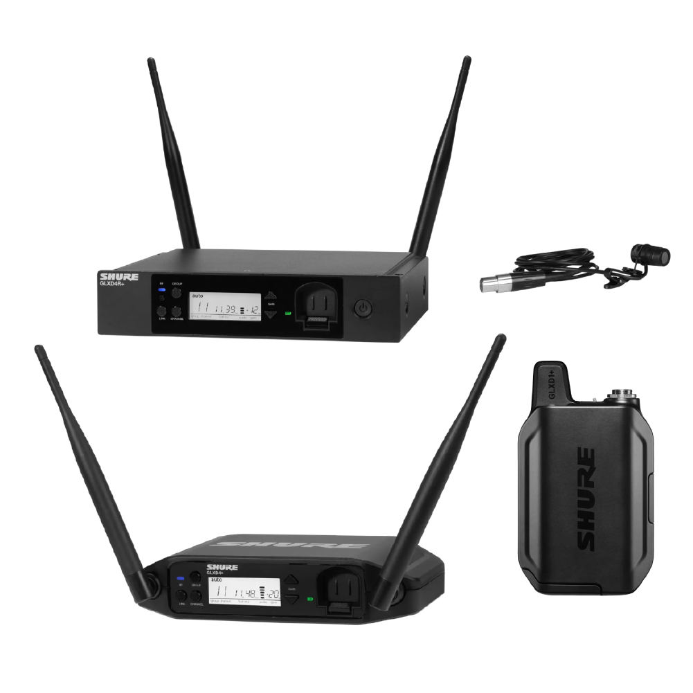 Shure Shure / GLXD+ 系列 無線領夾/頭戴傳輸系統 (GLXD14+/GLXD14R+)(WL185、WL93、SM35等多種領夾/頭戴音頭可選配) — 三峽配件 / 週邊｜YA! 玩音樂