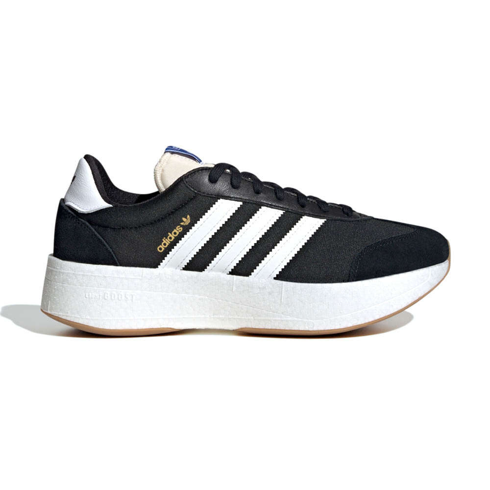 Adidas City RNR 男鞋 女鞋 黑白色 運動 復古 緩震 厚底 麂皮 跑鞋 慢跑鞋 JI0836