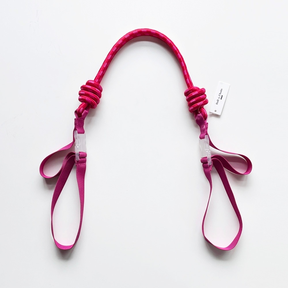 Ball＆Chain 可調式背帶 - 粉/紅 (30199909)