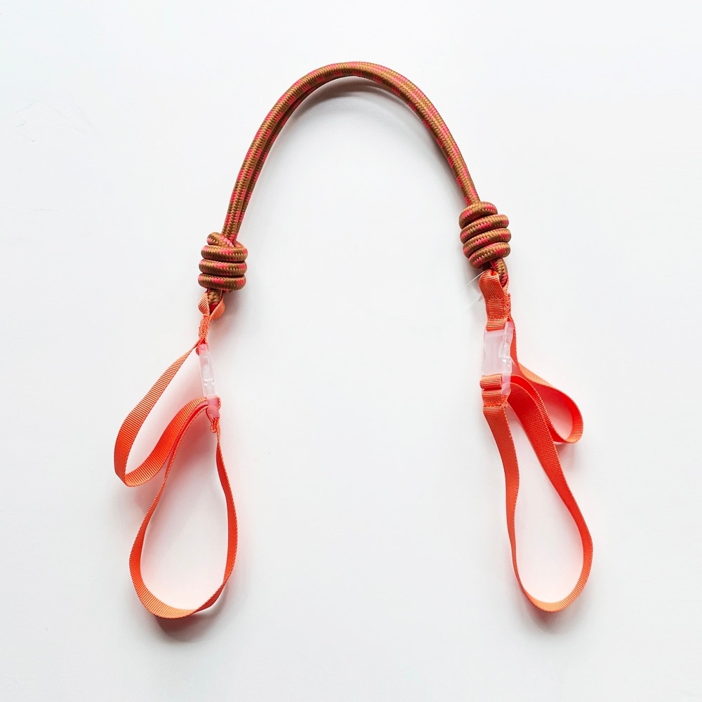 Ball＆Chain 可調式背帶 - 橘/咖 (30199907)