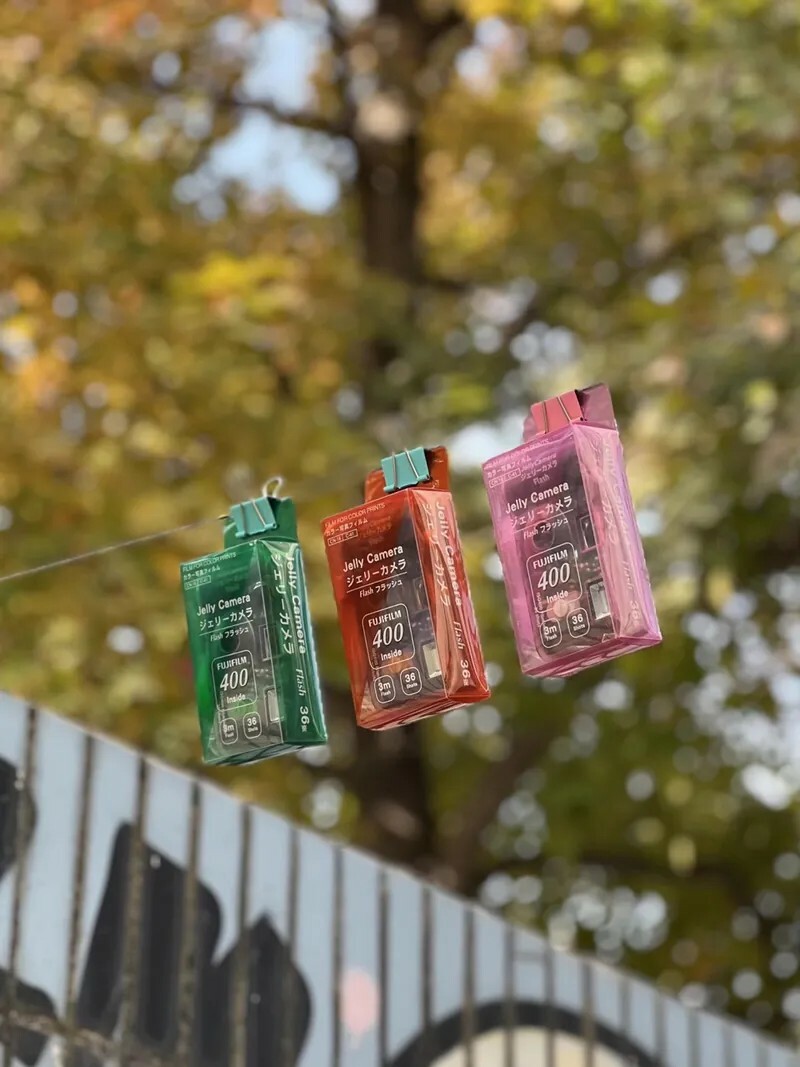 KTQ STORE ‧ 預購 FUJIFILM JELLY CAMERA 果凍底片相機 透明殼 一次性相機 富士