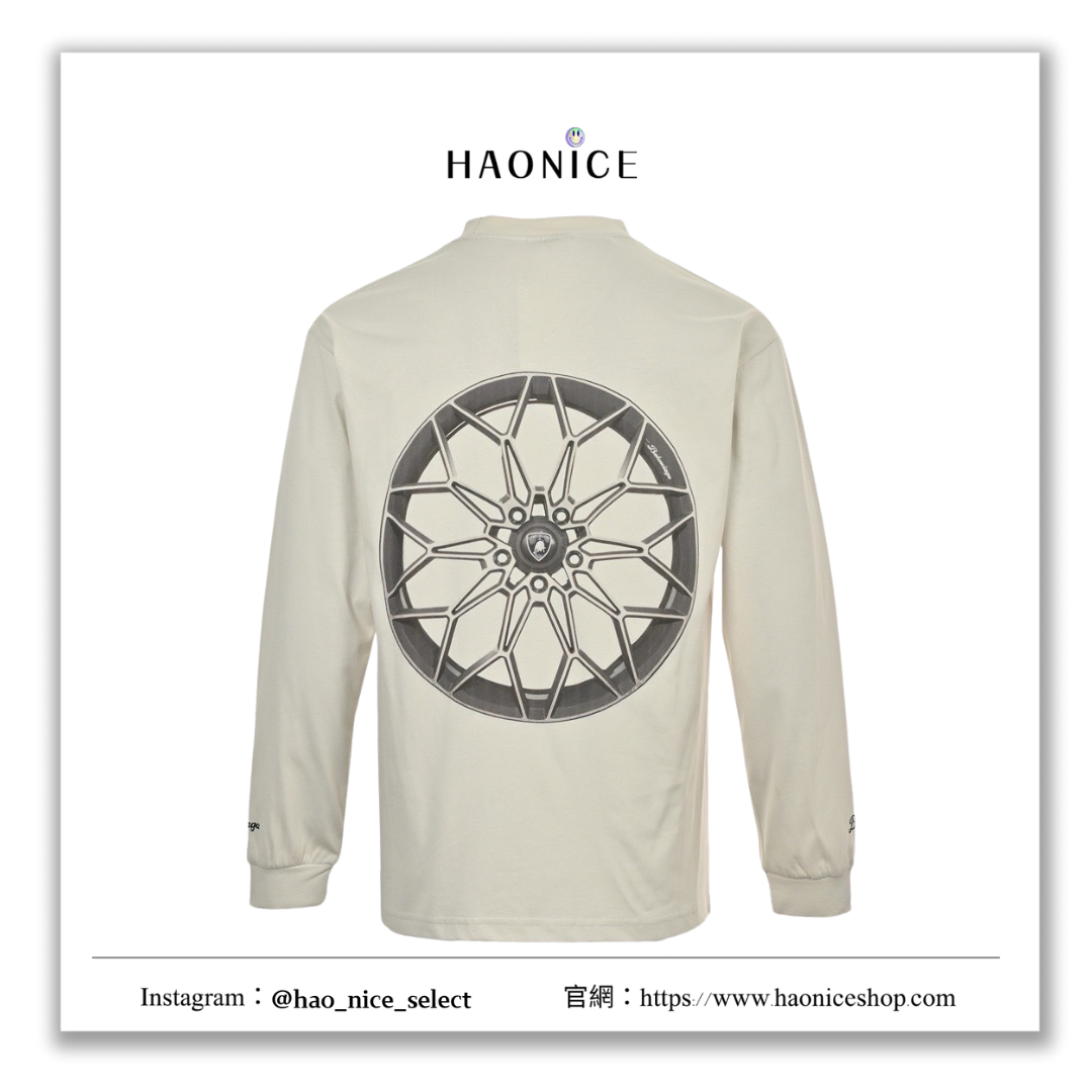 【HAO NICE】上海經銷商 / BALENCIAGA/ 巴黎世家x Lamborghini 合作款 長袖 大學T 街頭穿搭必備🔥