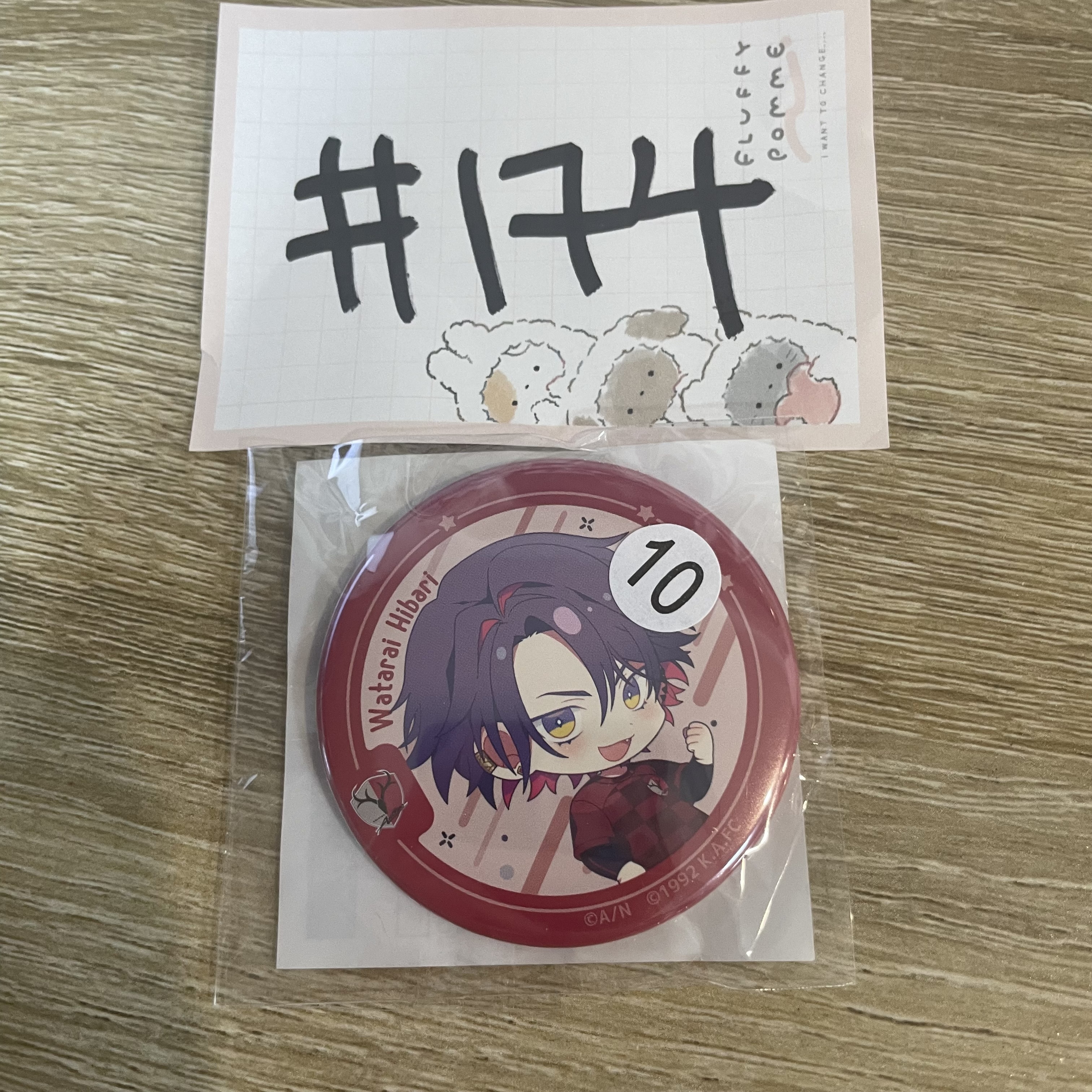 彩虹社 雲雀   襟章#174