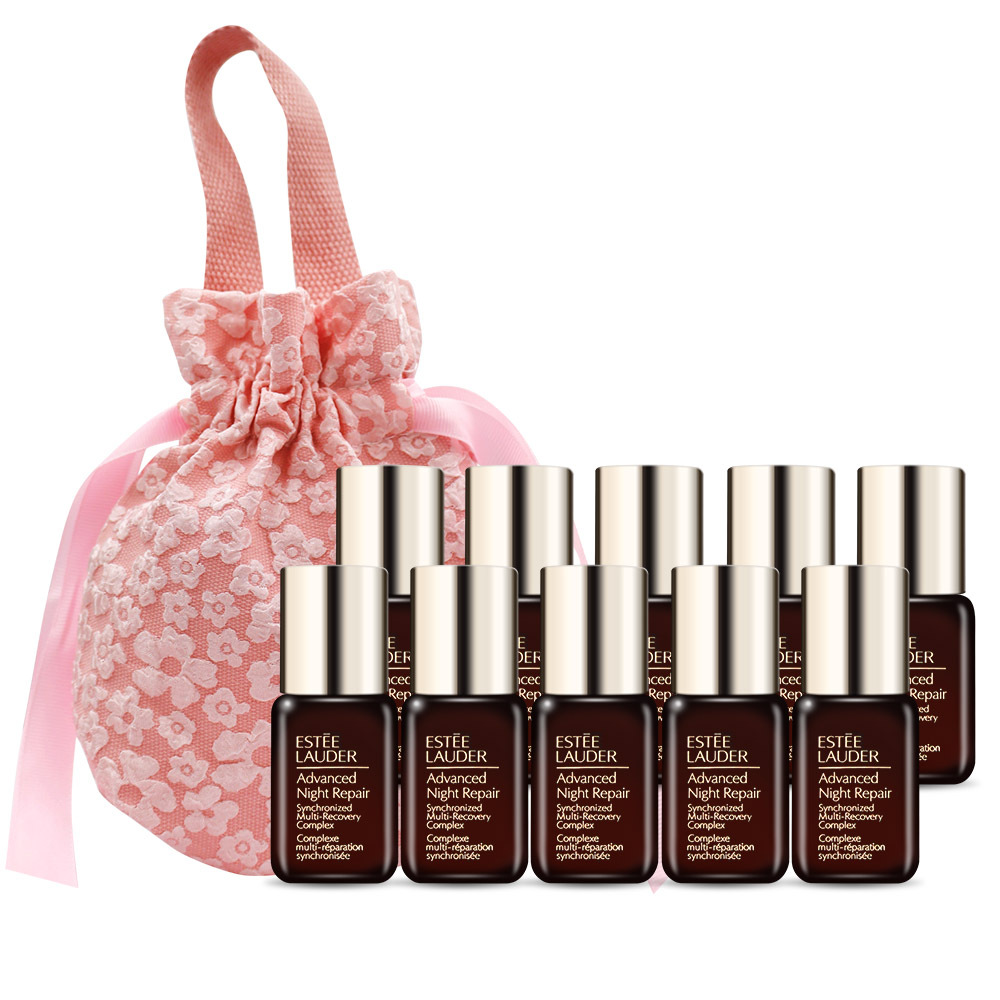 ESTEE LAUDER 雅詩蘭黛 特潤超導全方位修護露(7mlX10)送收納袋-新年情人禮品