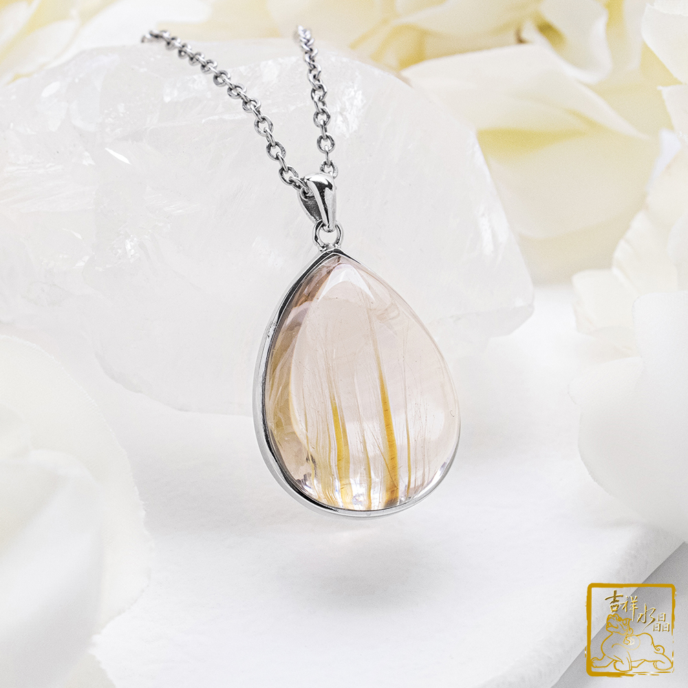 鈦晶水滴墜 10.8g 旺運護身