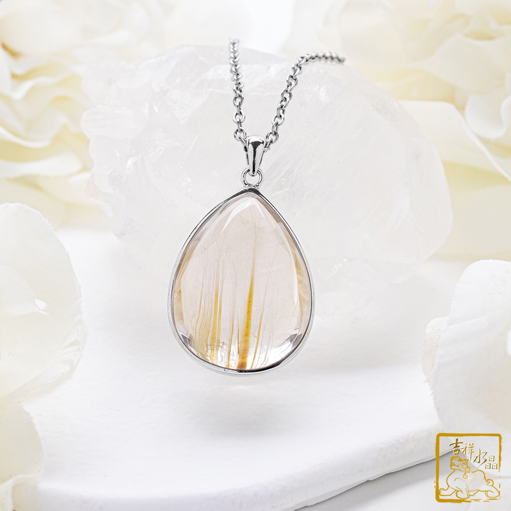 鈦晶水滴墜 10.8g 旺運護身