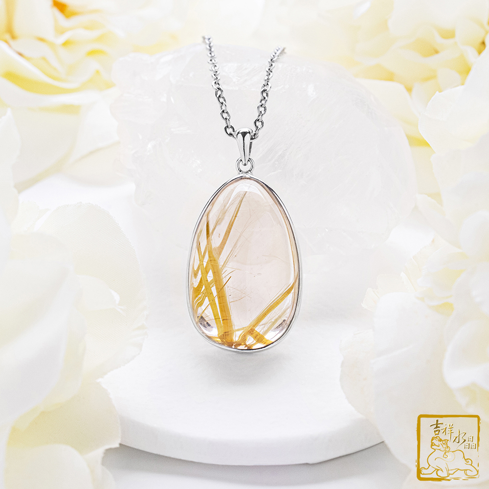 鈦晶水滴墜 13.9g 旺運護身